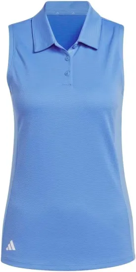 adidas Women's Textured Sleeveless Golf Polo Shirt