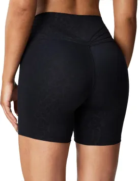 Aoxjox Trinity Workout Biker Shorts for Women Tummy Control High Waisted Exercise Athletic Gym Running Yoga Short 6"