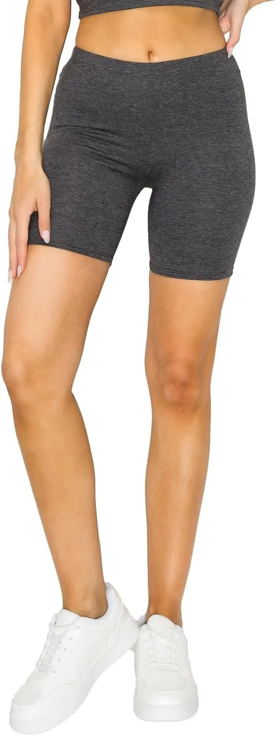 Cemi Ceri Women's Casual Cotton Stretch Biker Shorts