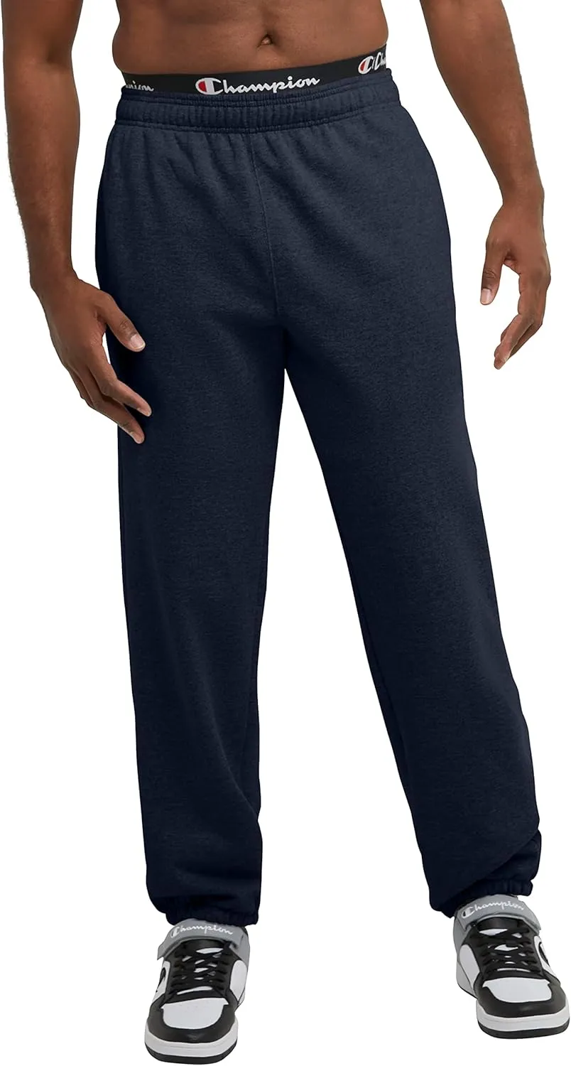 Champion Sweatpants, Powerblend, Relaxed Bottom Pants for Men (Reg. Or Big & Tall)