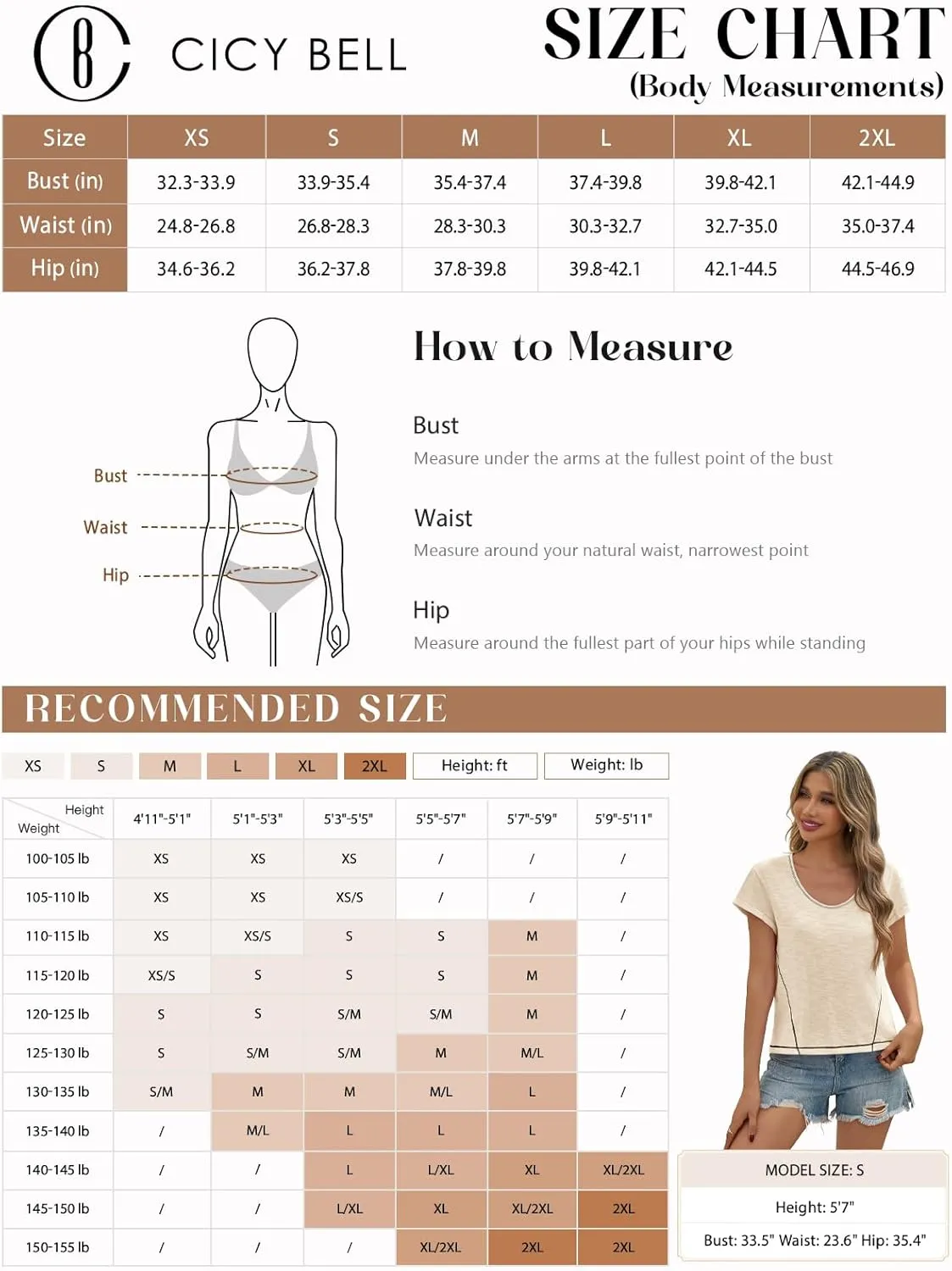 Cicy Bell Womens Cropped Scoop Neck Tshirts Summer Cap Short Sleeve Exposed Seam Tops Casual Loose Fit Cotton Tee Shirts