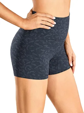 CRZ YOGA Women's Naked Feeling Biker Shorts 3" - High Waist Yoga Workout Gym Shorts