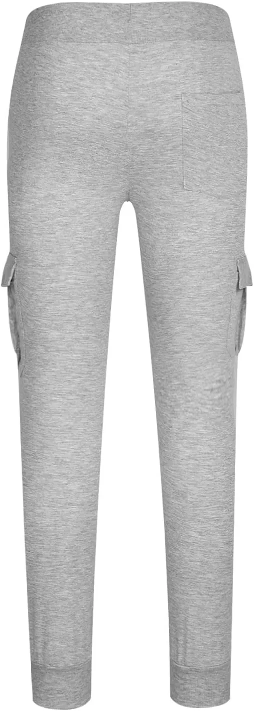 Ctreela Men's Plus Size Skinny Joggers Multi-Pockets Athletic Workout Pants Gym Training Slim Fit Running Jogging Sweatpants