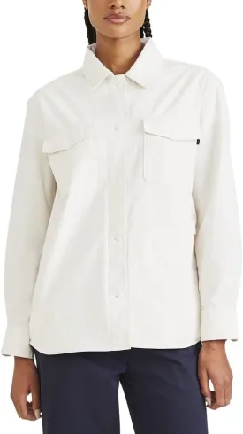DOCKERS Women's Relaxed Fit Long Sleeve Shirt Jacket