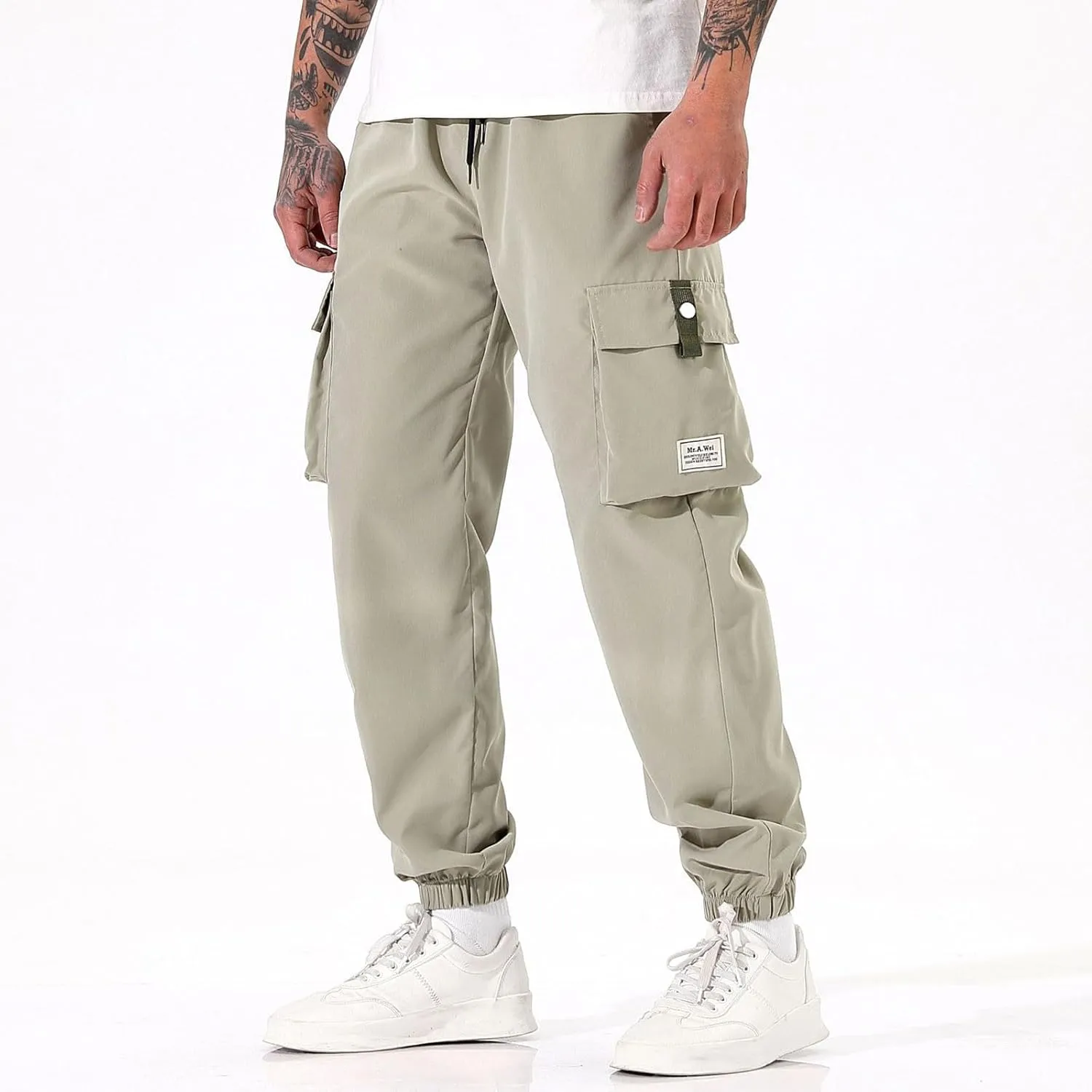 Summer Cargo Pants for Men, Casual Outdoor Lightweight Utility Fit Travel Mens Pants