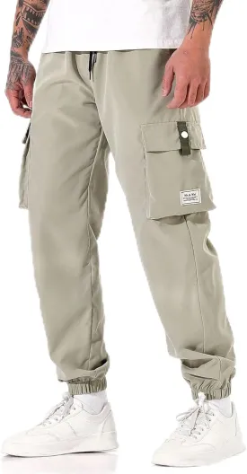 Summer Cargo Pants for Men, Casual Outdoor Lightweight Utility Fit Travel Mens Pants