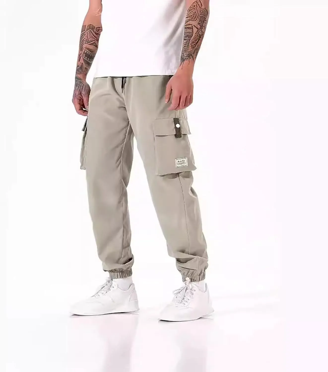 Summer Cargo Pants for Men, Casual Outdoor Lightweight Utility Fit Travel Mens Pants