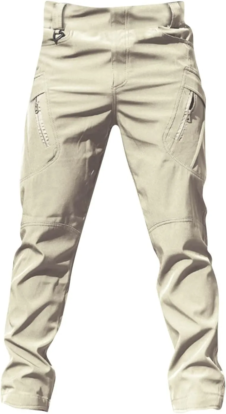Tactical Pants for Men Stretch Ripstop Waterproof Utility Cargo Hiking Pants Breathable Work Pant Fishing with Pockets