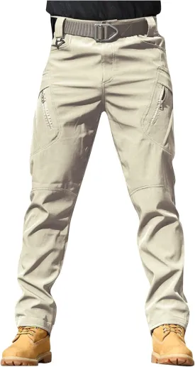 Tactical Pants for Men Stretch Ripstop Waterproof Utility Cargo Hiking Pants Breathable Work Pant Fishing with Pockets