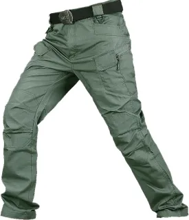 Tactical Work Cargo Pants for Men Ripstop Waterproof Stretch Pants Quick Dry Baggy Utility Outdoor Apparel